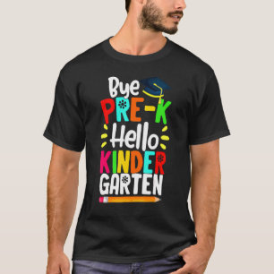 Camiseta Graduação Antes K Olá Jardim De Infância De Volta 