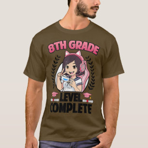 Camiseta Graduação completa do nível 8.o ano 2022 Anime Gam