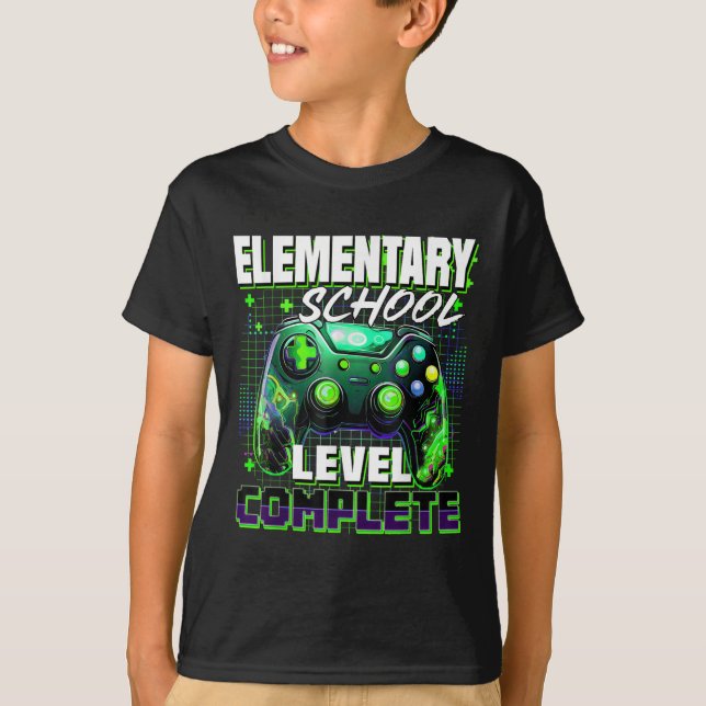 Camiseta Graduação completa do nível escolar elementar do c (Frente)