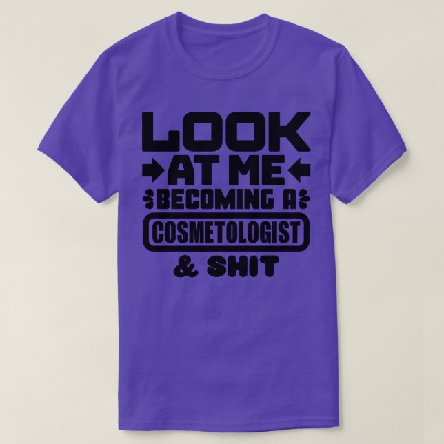 Camiseta Graduação Cosmetologista (Frente do Design)