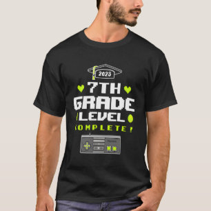 Camiseta Graduação de 7 de Nível Superior de Sétima Classe