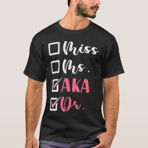 Camiseta Graduação de Apreciação do Trabalhador Médico AKA