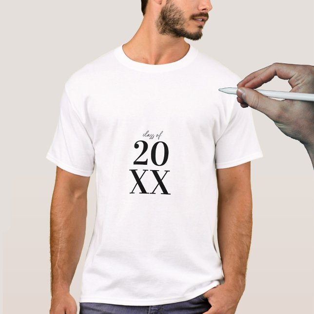 Camiseta Graduação de Assinatura de Livro de Convidado para (Criador carregado)