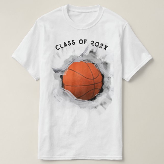 Camiseta Graduação de basquete (Frente do Design)