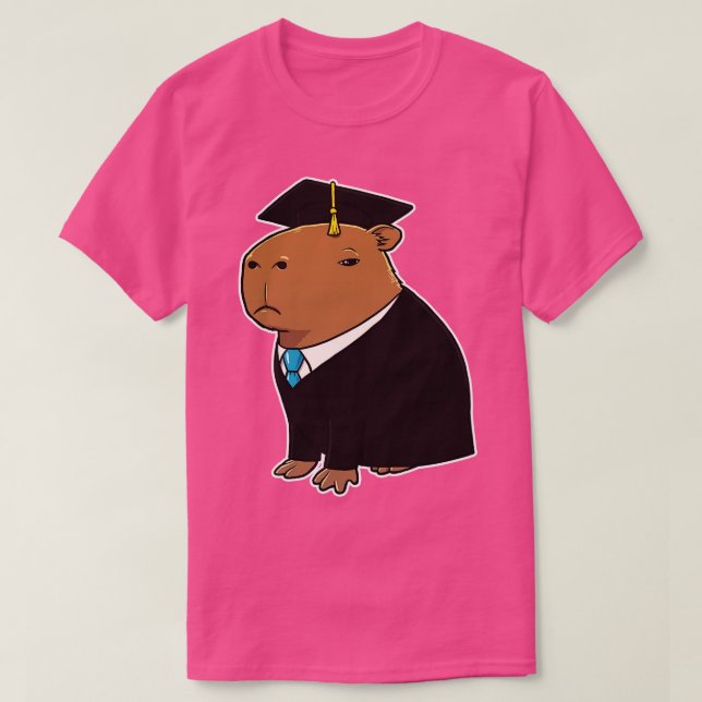 Camiseta Graduação de Capybara (Frente do Design)