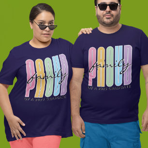 Camiseta Graduação de Correspondência Personalizada da Famí