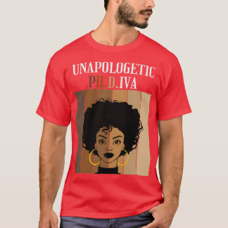 Camiseta Graduação de doutorado PhDIva sem desculpas - pret