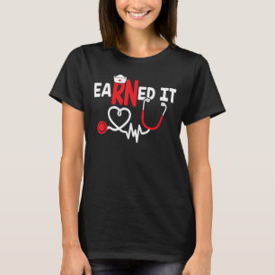 Camiseta Graduação De Enfermagem Ganhou Rn