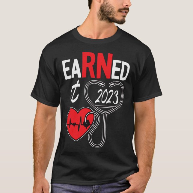 Camiseta Graduação De Enfermeiro De Ti 2023 Estudo De Forma (Frente)
