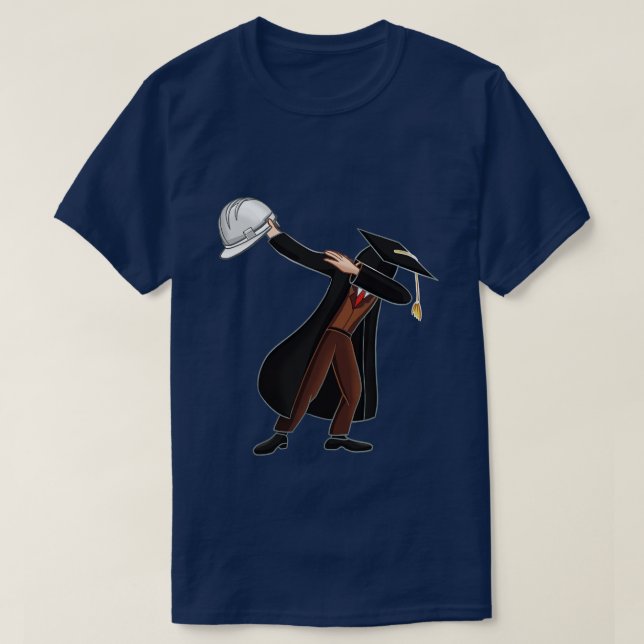 Camiseta Graduação de engenheiro (Frente do Design)