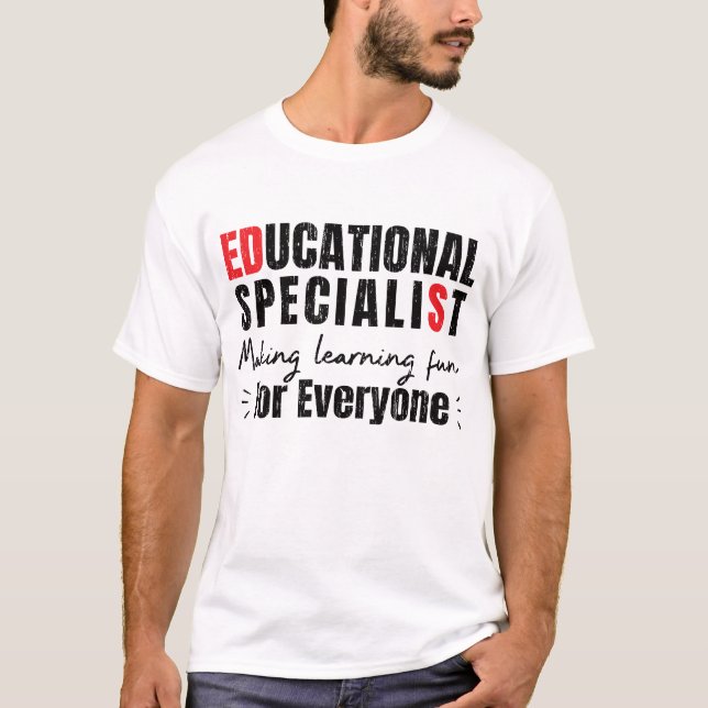 Camiseta Graduação de Especialistas em Educação (Frente)