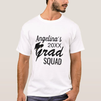 Camiseta Graduação de Esquadrão de Formando Personalizado