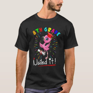 Camiseta Graduação de Estudantes Flamingo de Ti Nails do 8º