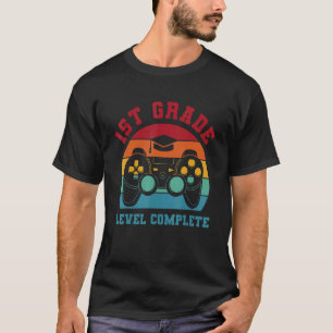 Camiseta Graduação de Graduação de Jogo Completo de Nível 1