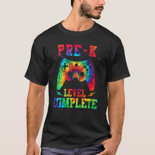 Camiseta Graduação de jogos de nível pré-K completo para jo