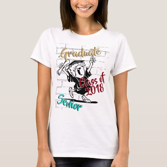 Camiseta Graduação De Mais velho - (Adicionar Ano) (Frente)