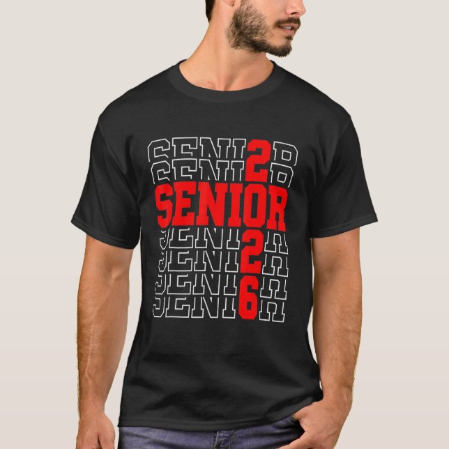 Camiseta Graduação De mais velho Classe De Raparigas De Mai (Frente)