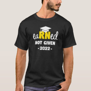 Camiseta Graduação De Nova Enfermeira Rn 2022