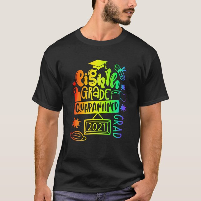 Camiseta Graduação de Quarentena do Formando Formando 2021, (Frente)