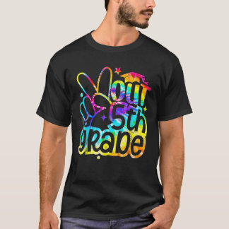 Camiseta Graduação de Tie Dye no 5 da Peace Out