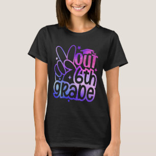 Camiseta Graduação Do 6 Da Peace Out No Dia Passado Da Esco