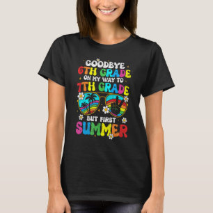 Camiseta Graduação Do 6 Para 7 no Grau Hello Su