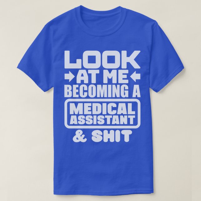 Camiseta Graduação do Assistente Médico 1 (Frente do Design)
