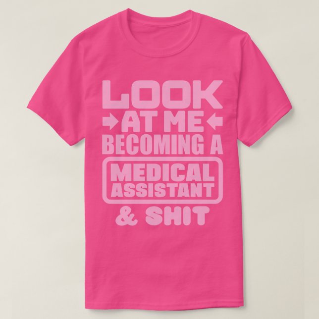 Camiseta Graduação do Assistente Médico 2 (Frente do Design)