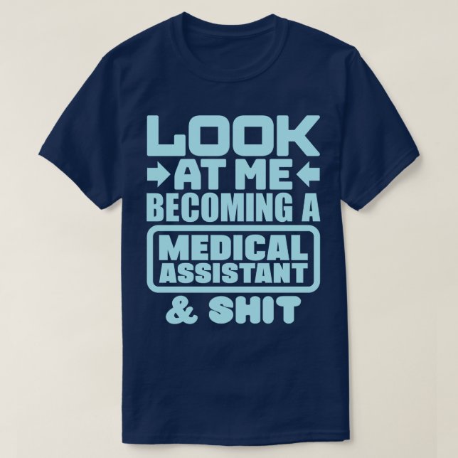 Camiseta Graduação do Assistente Médico 3 (Frente do Design)