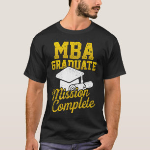 Camiseta Graduação do Boné de Estudos do MBA