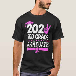 Camiseta Graduação Do Grau De segundo 2022 Peace Out Second