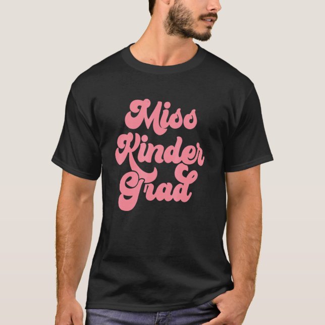 Camiseta Graduação do jardim de infância Srta. Kinder Forma (Frente)