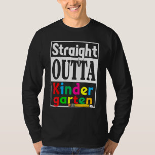 Camiseta Graduação do Lápis do Jardim de Infância do hetero