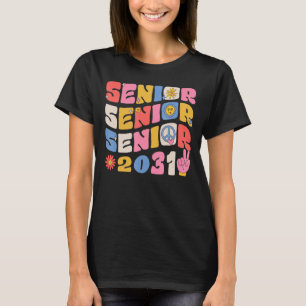 Camiseta Graduação Do Mais velho Groovy 2031 De Volta À Cla