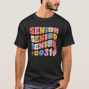 Camiseta Graduação Do Mais velho Groovy 2031 De Volta À Cla