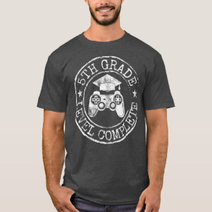 Camiseta Graduação do Nível de 5 Nível Concluído Quint