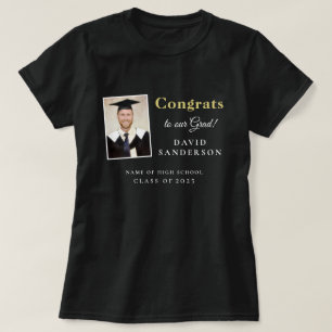 Camiseta Graduação do Nome de Foto do Formando 2022 