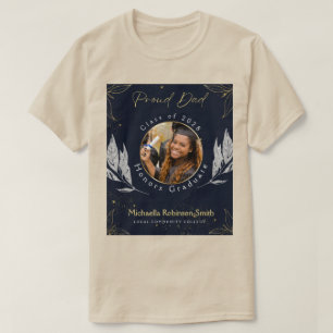 Camiseta Graduação do Pai Ortodoso Dourado Elegante do Mari