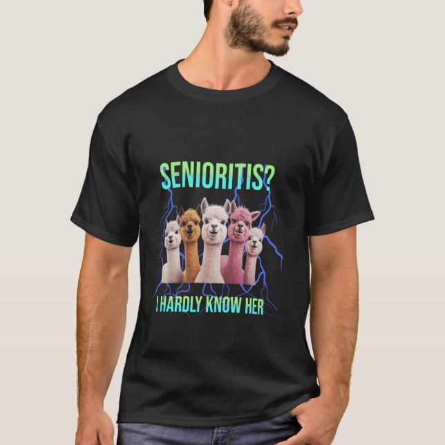 Camiseta Graduação dos Seniores da Turma de 2025 Senioritis (Frente)