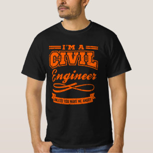 Camiseta Graduação em Engenharia Engraçada por Engenheir