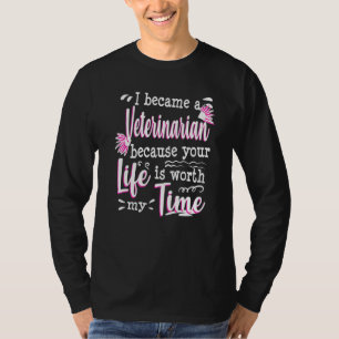 Camiseta Graduação em Medicina Veterinária DVM Veterinário