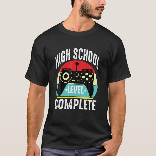 Camiseta Graduação Engraçada - Presente de Formando Gamer 2 (Frente)
