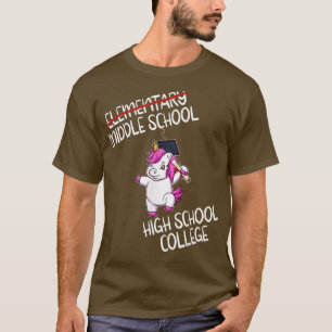 Camiseta Graduação Engraçado Engraçado no Ensino Médio Prim