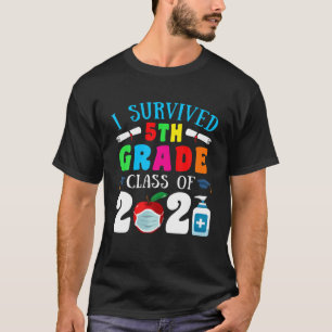 Camiseta Graduação Grau 5 Cute I Sobreviveu 5 Grau Cla