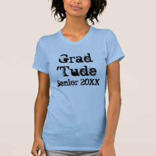 Camiseta Graduação Grunge Grad 'Tude