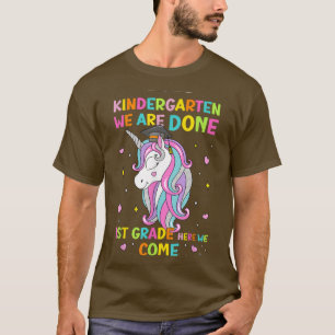 Camiseta Graduação Mágica do Unicórnio do Jardim de Infânci