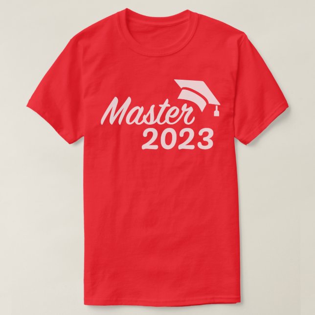 Camiseta Graduação mestre 2023 para o formando (Frente do Design)