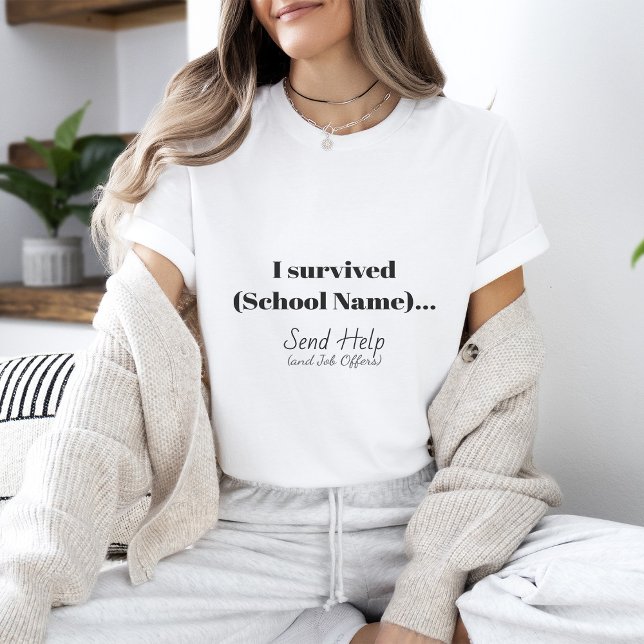 Camiseta Graduação minimalista (Criador carregado)