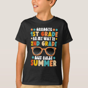 Camiseta Graduação no Grau 1rua Engraçado ao segundo Verão