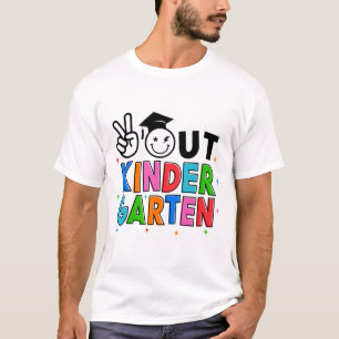 Camiseta Graduação No Jardim De Infância No Dia Passado Do 
